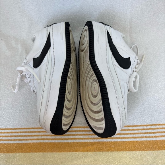 Nike Air Force 1 White with Black Swoosh - Picture 4 of 7